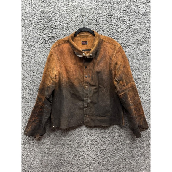 Revco Other - Vintage Revco Genuine Suede Leather Wielding Jacket Brown Mens Size XL